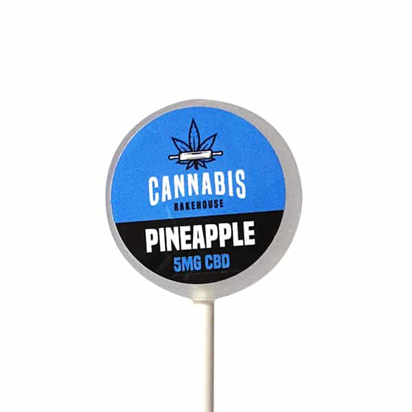 Cannabis Bakehouse CBD Lollipop - Ananāss, 5 mg CBD