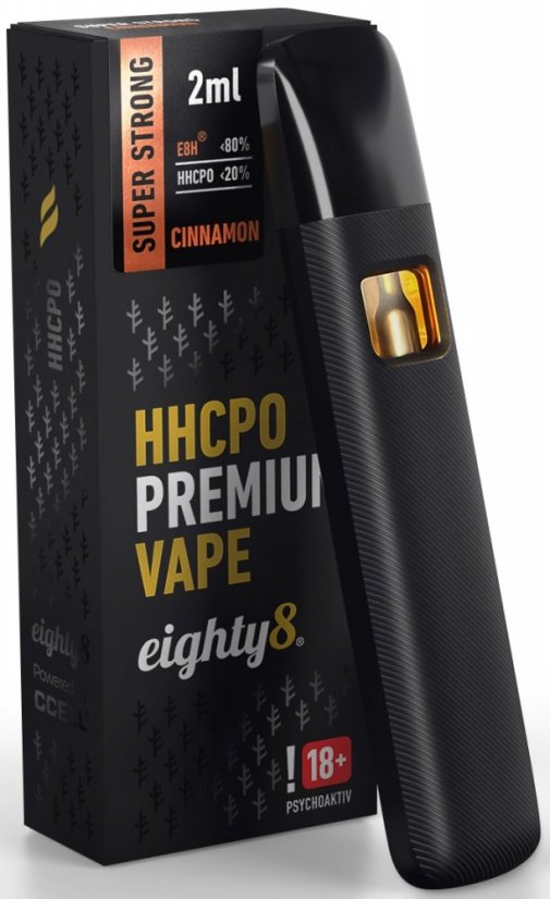 Eighty8 HHCPO Vape Pen Super Strong Premium Cinnamon, 20 % HHCPO, 2 ml