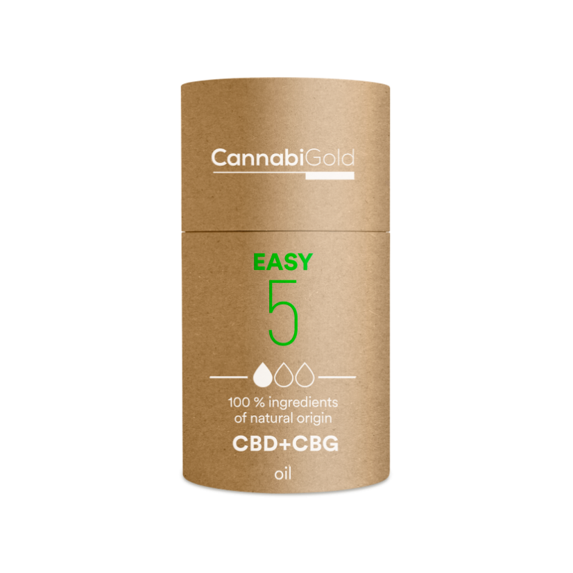 CannabiGold Olio Easy 5% (4,5% CBD, 0,5% CBG), 600 mg, 12 ml