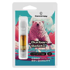 Canntropy CBG9 Cartridge Durban Gelato, CBG9 85 % chất lượng, 1 ml