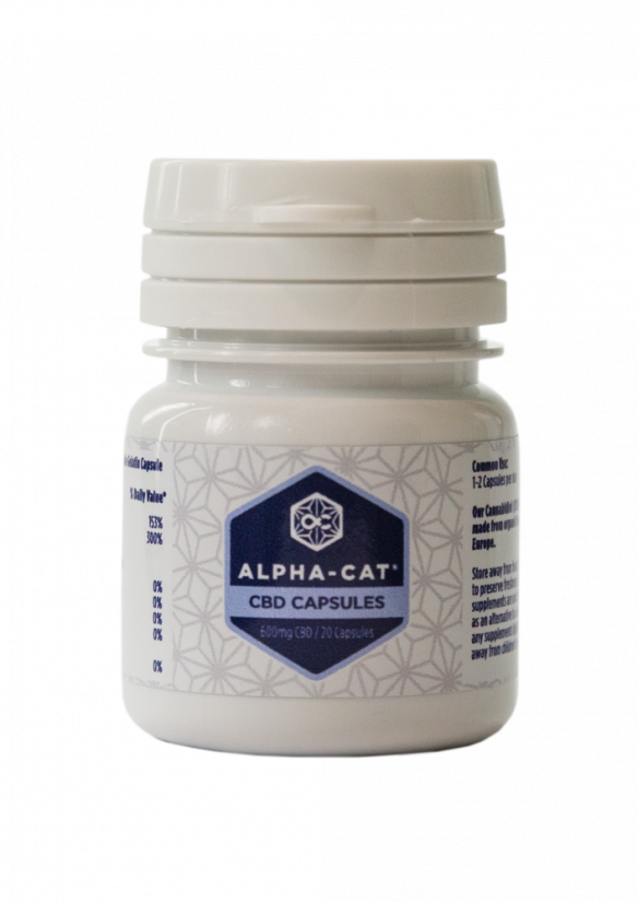 Alpha-CAT Hemp CBD капсули 20x30mg, 600 mg