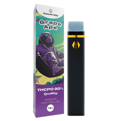 Canntropy THCPO Kertakäyttöinen Vape Pen Grape Ape, THCPO 90% laatu, 1ml
