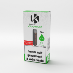 Kanavape Strawberry Diesel Cartridge 10% CBD, 1 მლ, 100 მგ