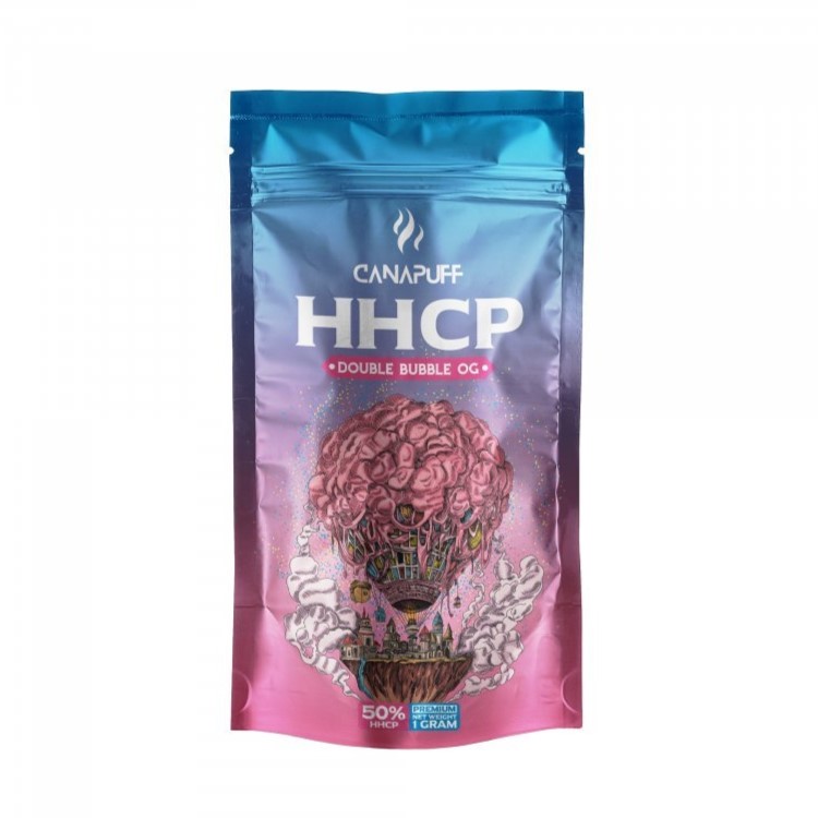 CanaPuff HHCP květ DOUBLE BUBBLE OG, 50 % HHCP, 1 g - 5 g