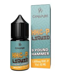 CanaPuff HHCP fljótandi 9 punda hamar, 1500 mg, 10 ml