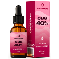 Canntropy Aceite de cannabinoide premium CBG - 40 % CBG, 400 mg/ml, 10 ml