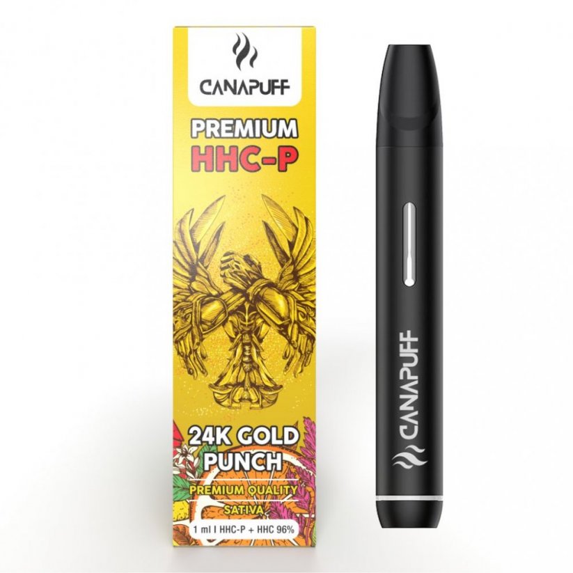 CanaPuff 24K GULD PUNCH 96% HHC-P - Engangs, 1 ml