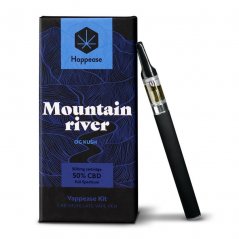 Happease Classic Mountain River - Kit da svapo, 85% CBD, 600 mg