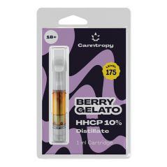 Canntropy Cartuccia HHCP Berry Gelato - 10% HHCP, 85% CBD, 1 ml