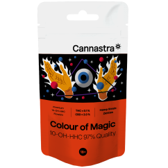 Cannastra 10-OH-HHC Flower Color of Magic 97% kvalitāte, 1 g - 100 g