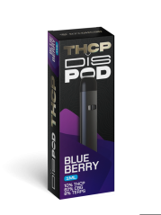 Czech CBD Caneta Vape THCP disPOD BlueBerry 10% THCP, 82% CBG, 1 ml