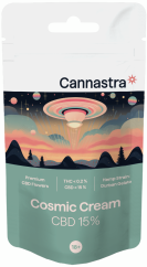 Cannastra CBD Flowers Cosmic Cream, CBD 15 %, 1 g – 100 g