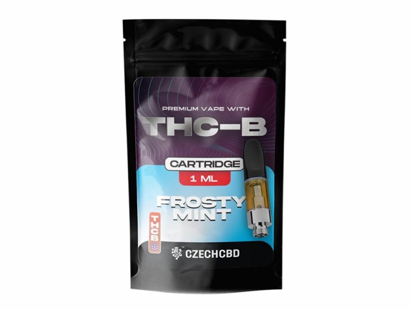 Czech CBD Cartuș THCB Frosty Mint, THCB 15 %, 1 ml