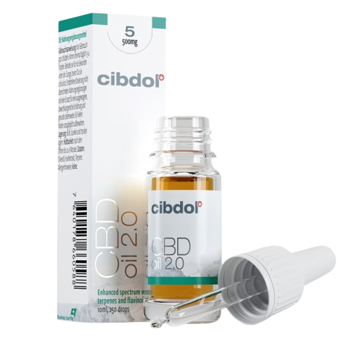 Cibdol CBD olej 2.0 5%, 500 mg, 10 ml
