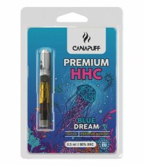 CanaPuff - ΜΠΛΕ ΟΝΕΙΡΟ φυσίγγια - HHC 96%, 0,5ml