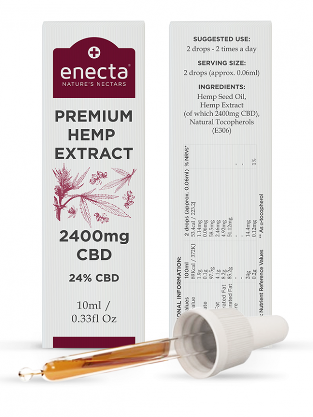 Enecta CBD kanepiõli 24%, 2400 mg, 10 ml