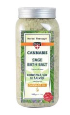 Palacio Cannabis & Sage Soľ do kúpeľa, 900 g