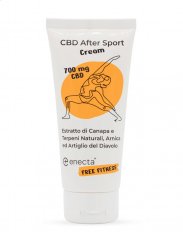 Enecta Crema para después del deporte con CBD, 700 mg de CBD, 100 ml