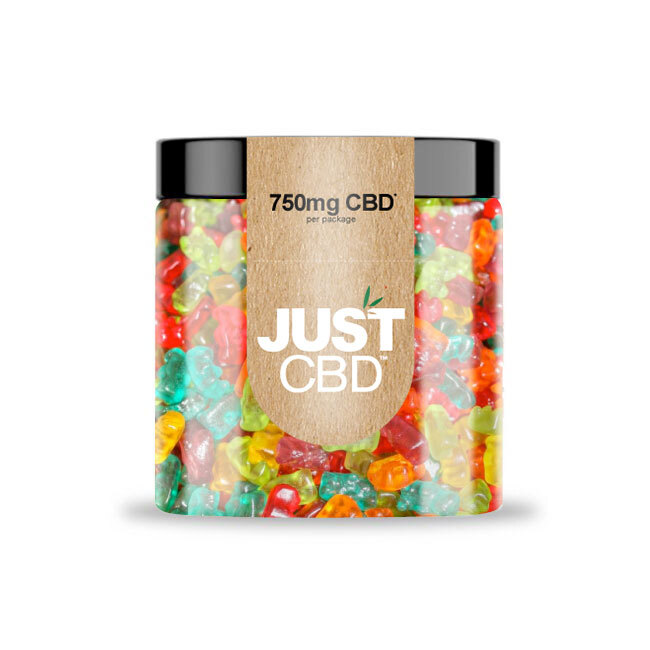JustCBD gummies tal-frott 250 mg - 3000 mg CBD