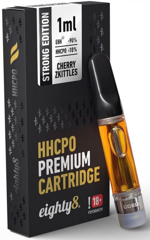 Eighty8 HHCPO патрон Strong Premium Cherry Zkittles, 10 % HHCPO, 1 ml
