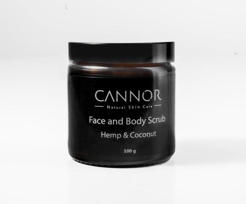 Cannor Peeling voor gezicht en lichaam - Face & Body Scrub, 500g