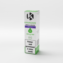 Kanavape Liquido di amnesia, 5 %, 500 mg CBD, 10 Jr
