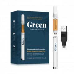 Green Pharmaceutics Set de inhalare cu spectru larg - Original, 500 mg CBD