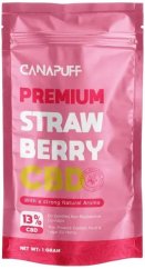 CanaPuff CBD ヘンプフラワー ストロベリー、CBD 13%、1 g - 10 g