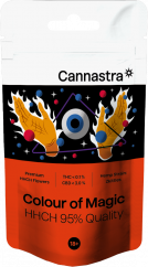 Cannastra HHCH Fiore Colore della Magia, qualità HHCH 95%, 1g - 100 g