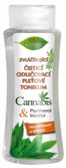 Bione Beroligende og regenererende rensende makeup remover hudtonic CANNABIS med inositol 255 ml - pakke med 12 stk.