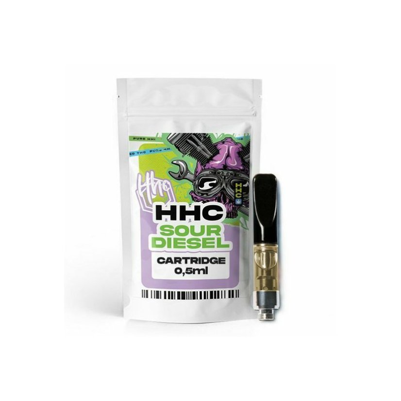 Czech CBD HHC kasetė Rūgštus dyzelinas, 94 %, 0,5 Jr