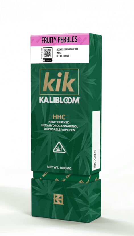 Kalibloom HHC Vape pero Sadni kamenčki 90 %, 1000 mg HHC, 1 ml