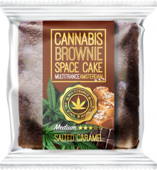 Cannabis Salted Caramel Brownie (Medium Sativa Flavour) - Karton (24 pakker)