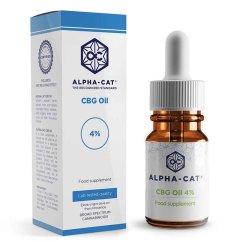 Alpha-CAT CBG konopljino olje 4%, 400 mg, 10 ml