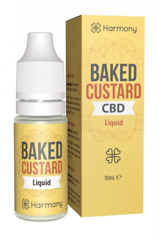 Harmony CBD Liquid Baked Custard 10 ml, 30-600 mg CBD