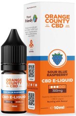 Orange County CBD E-folyékony savanyú kék málna, CBD 300 mg, 10 ml
