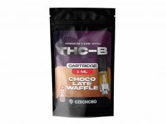 Czech CBD THCB カートリッジ チョコレート ワッフル、THCB 15 %、1 ml