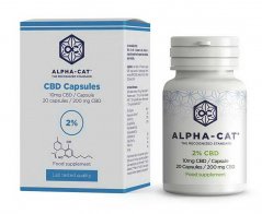 Alpha-CAT Chanvre CBD gélules 20x10mg, 200 mg
