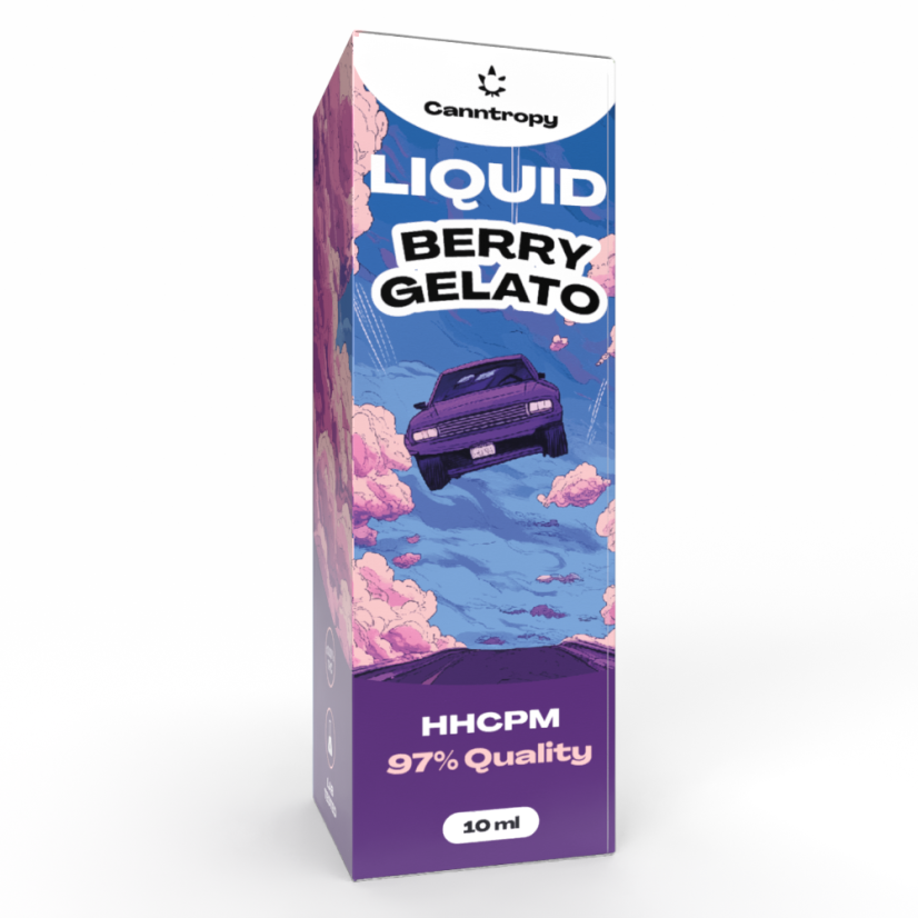 Canntropy Gelat lichid cu fructe de pădure HHCPM, calitate HHCPM 97%, 10 ml