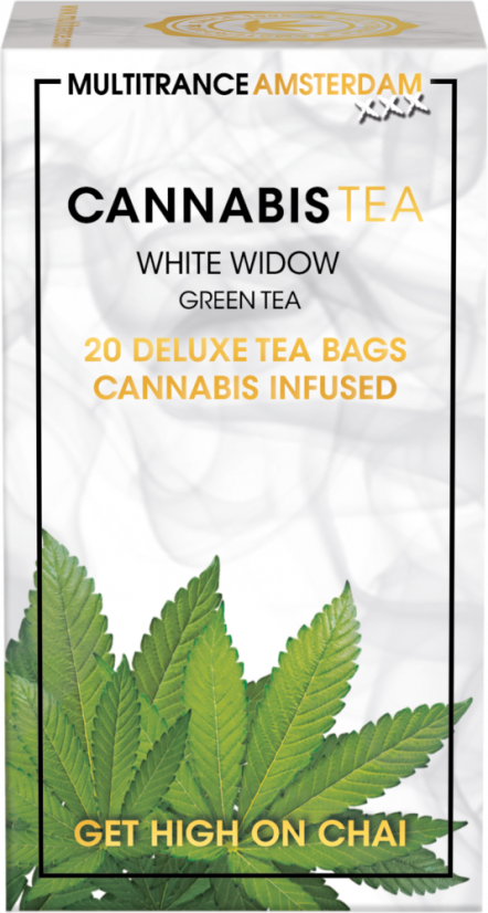 Kannabis White Widow Green Tea (Kaxxa ta' 20 borża tat-te) - Kartuna (10 kaxxi)