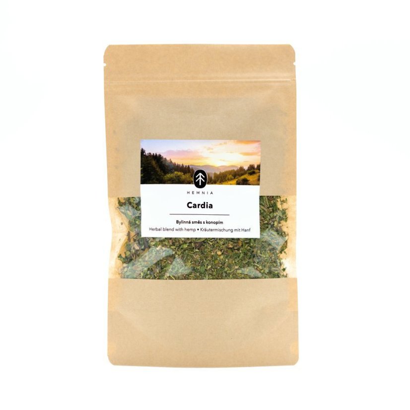 Hemnia CARDIA - mistura de ervas com cannabis para baixar a pressão arterial, 50g