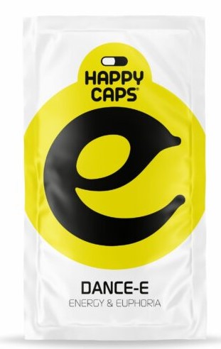 Happy Caps Dance E - ენერგიული და ეიფორიული კაფსულები, (დიეტური დანამატი), ყუთი 10 ც.