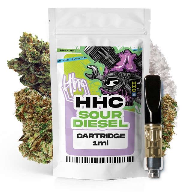 Czech CBD HHC kasetė Rūgštus dyzelinas, 94 %, 1 Jr