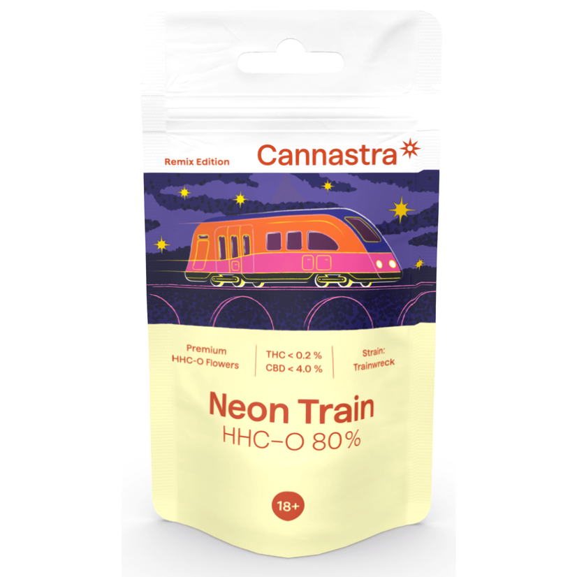 Cannastra HHCO gėlė Neoninis traukinys 80 %, 1 g - 100 g